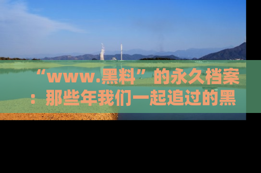 “www.黑料”的永久档案：那些年我们一起追过的黑料真相