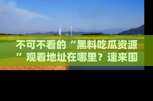 不可不看的“黑料吃瓜资源”观看地址在哪里?速来围观吧!