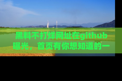 黑料不打烊网址在github曝光，首页有你想知道的一切幽默趣事，快来看看