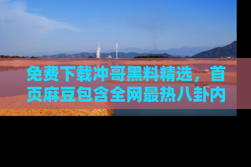 免费下载冲哥黑料精选,首页麻豆包含全网最热八卦内容
