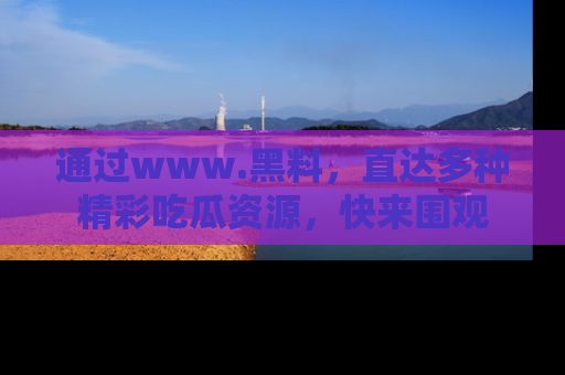 通过www.黑料,直达多种精彩吃瓜资源,快来围观