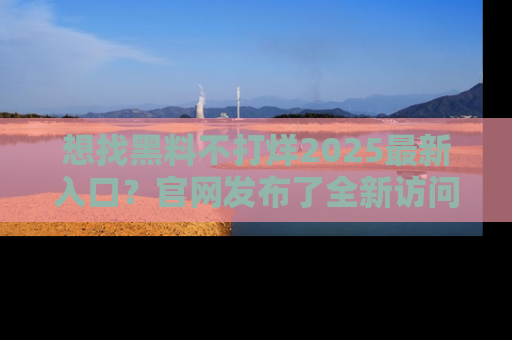 想找黑料不打烊2025最新入口?官网发布了全新访问指南!