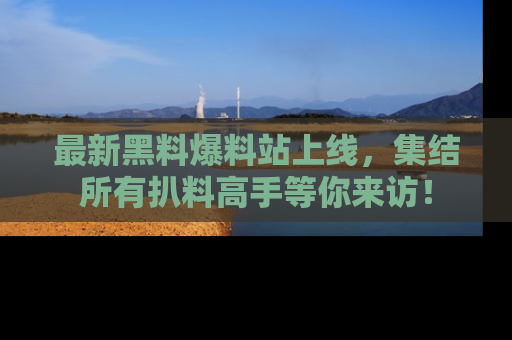 最新黑料爆料站上线，集结所有扒料高手等你来访！