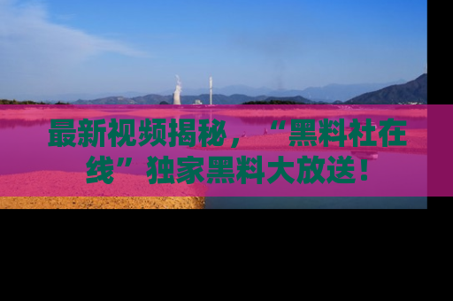最新视频揭秘，“黑料社在线”独家黑料大放送！